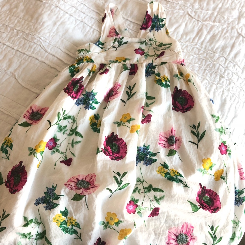 Girls floral maxi dress